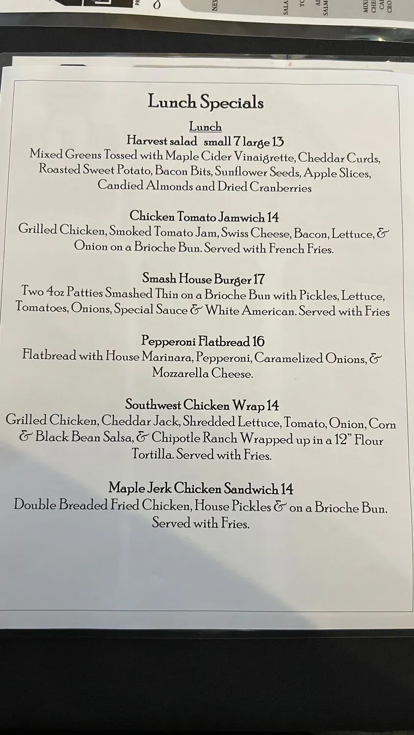 Menu 2