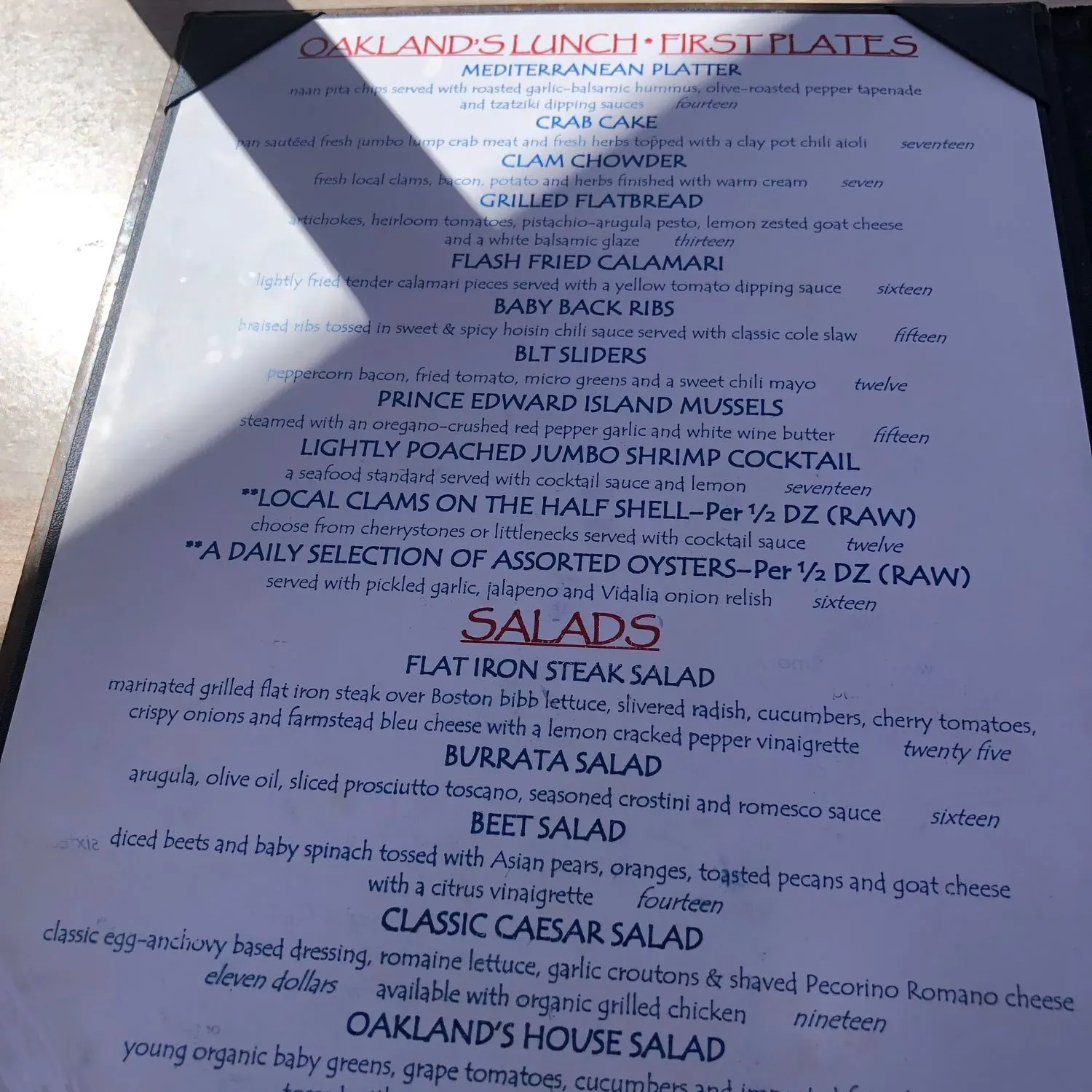 Menu 3