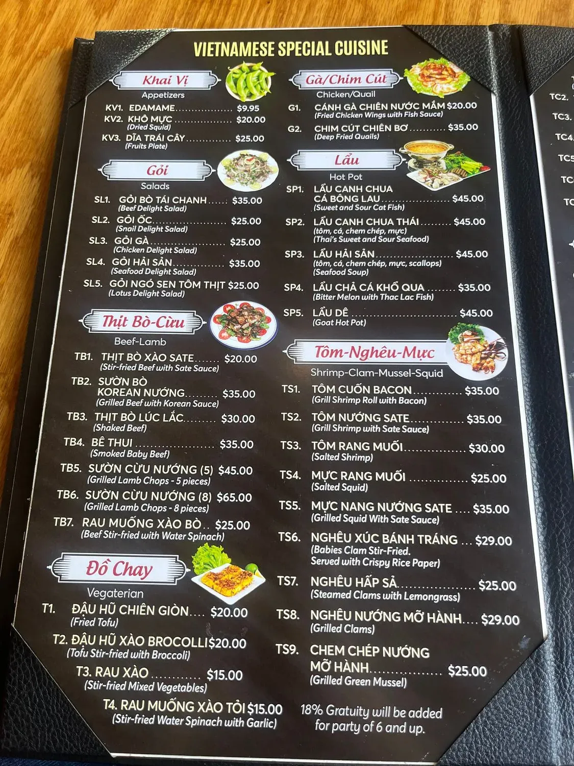 Menu 2