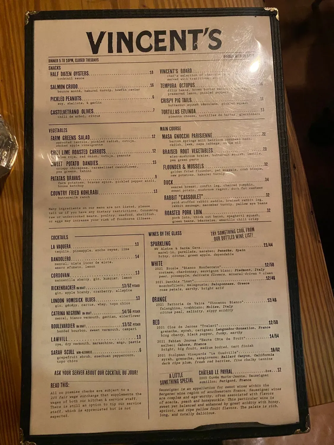 Menu 6