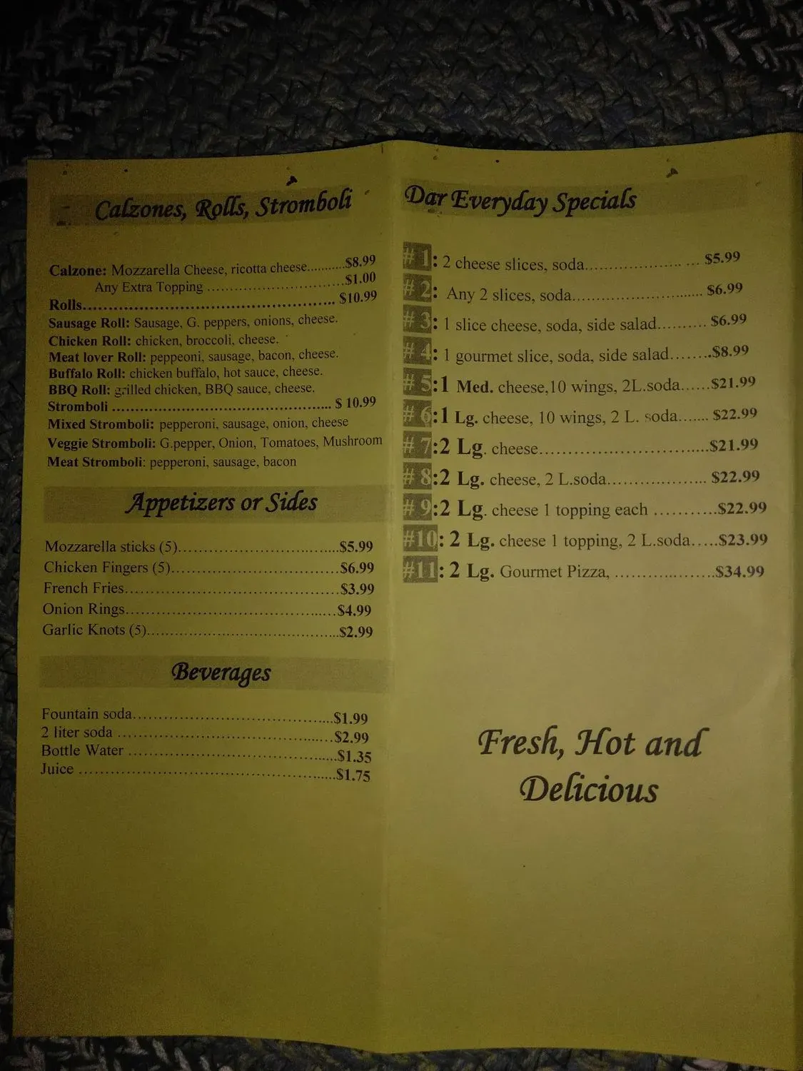 Menu 2