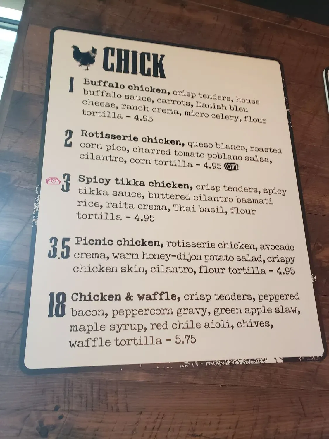 Menu 4