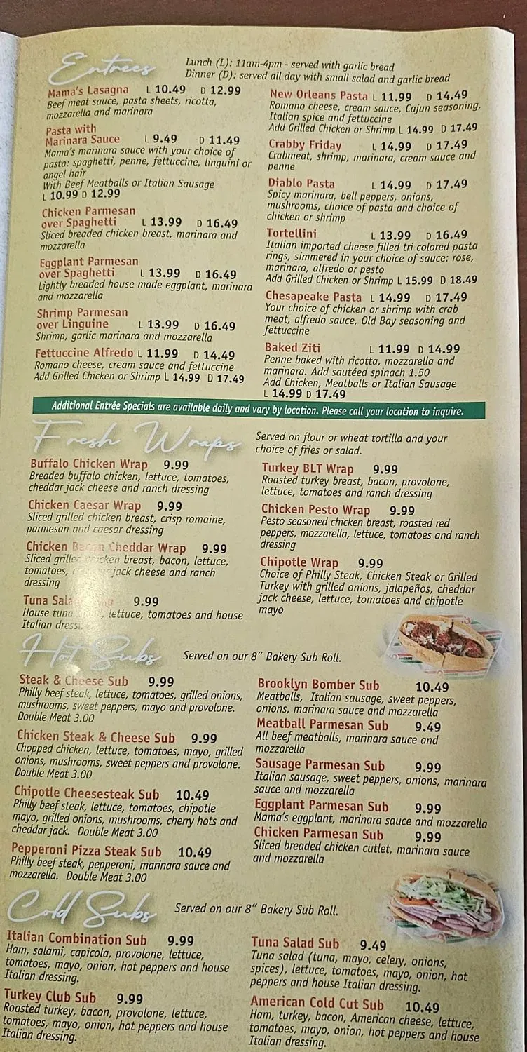 Menu 2