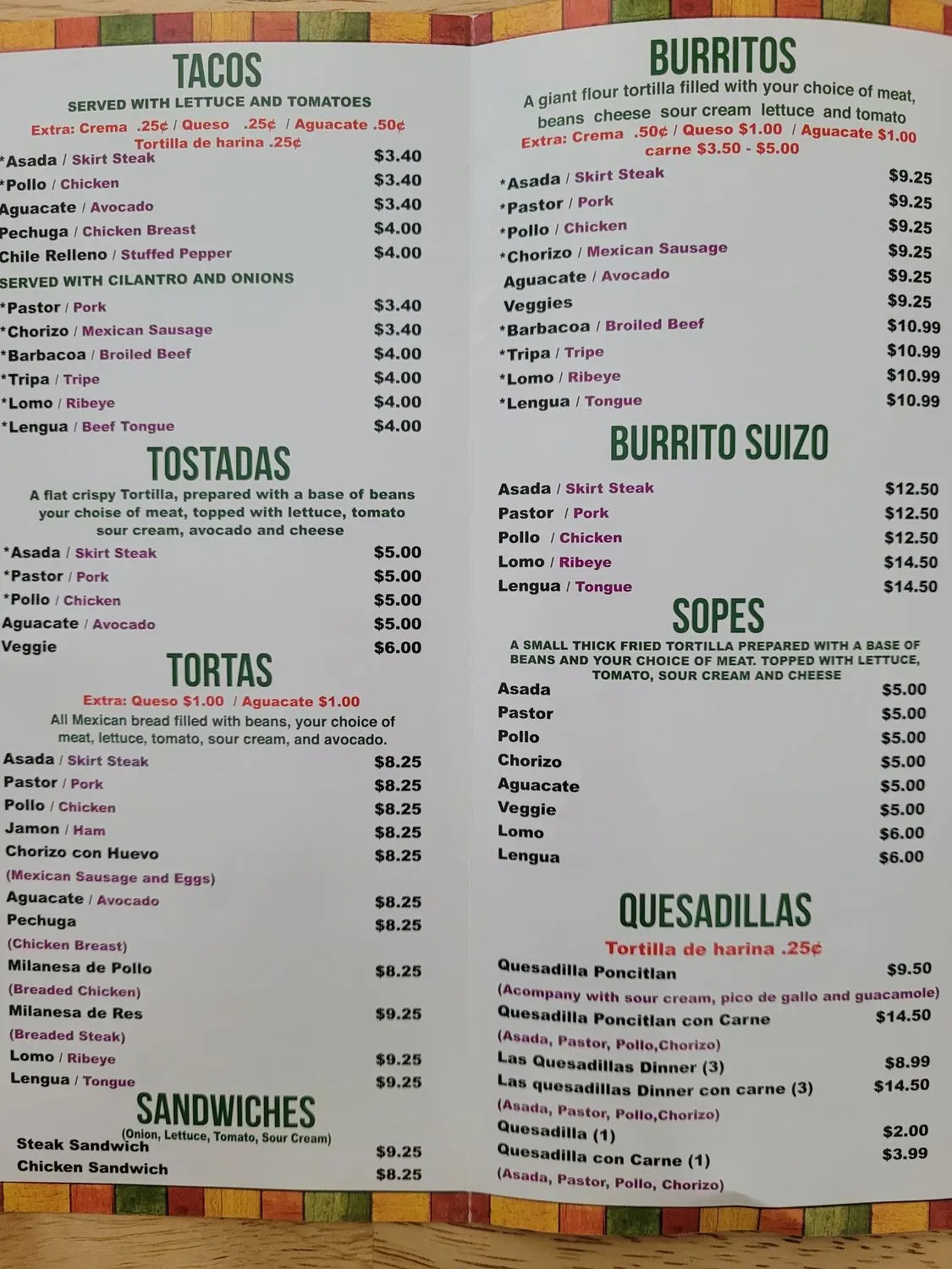 Menu 3