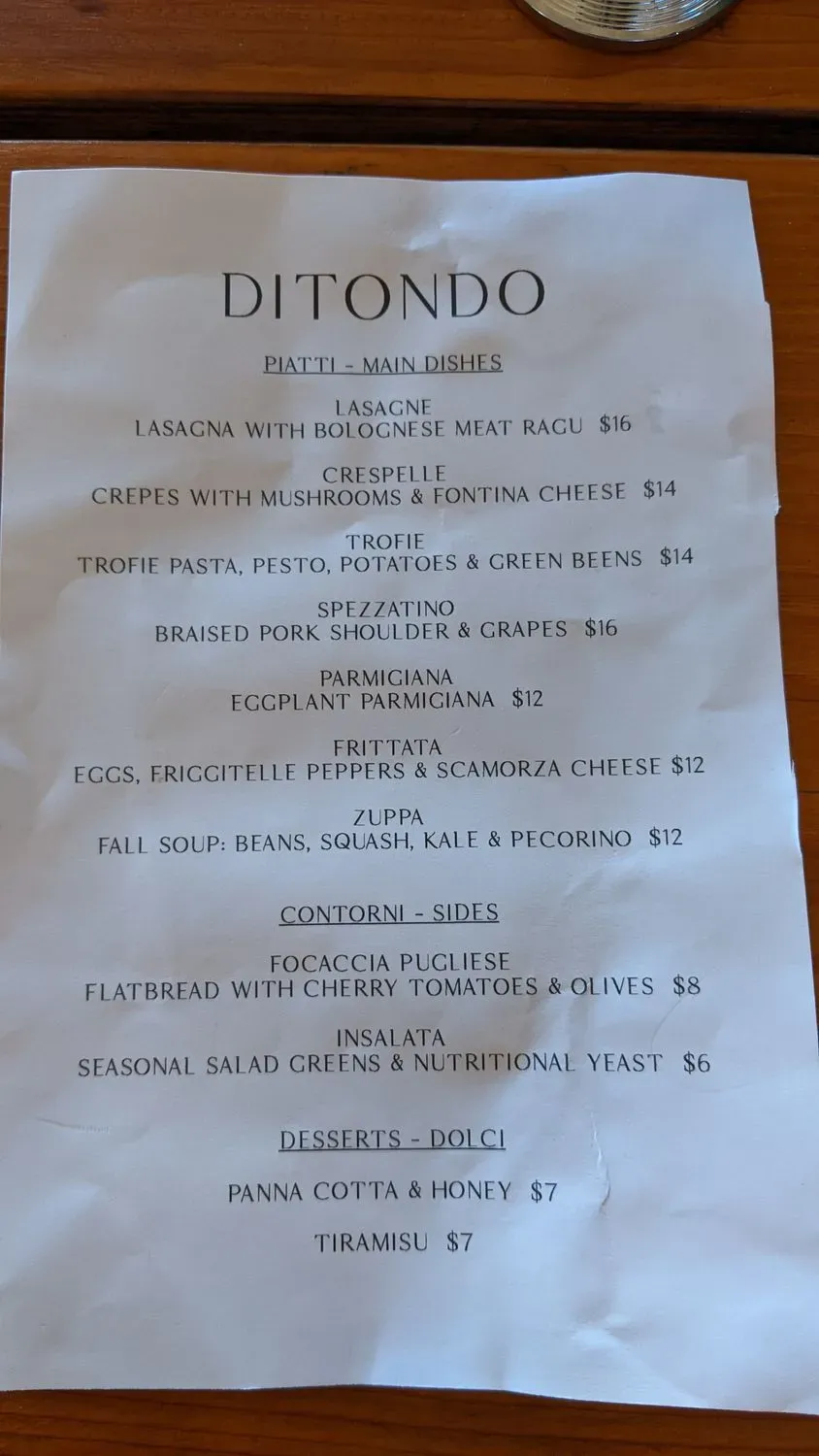 Menu 4