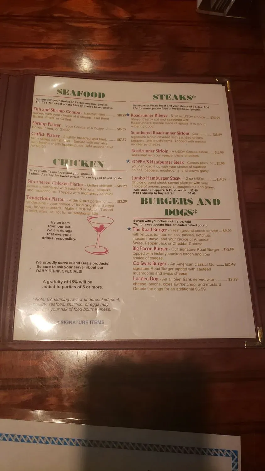 Menu 4