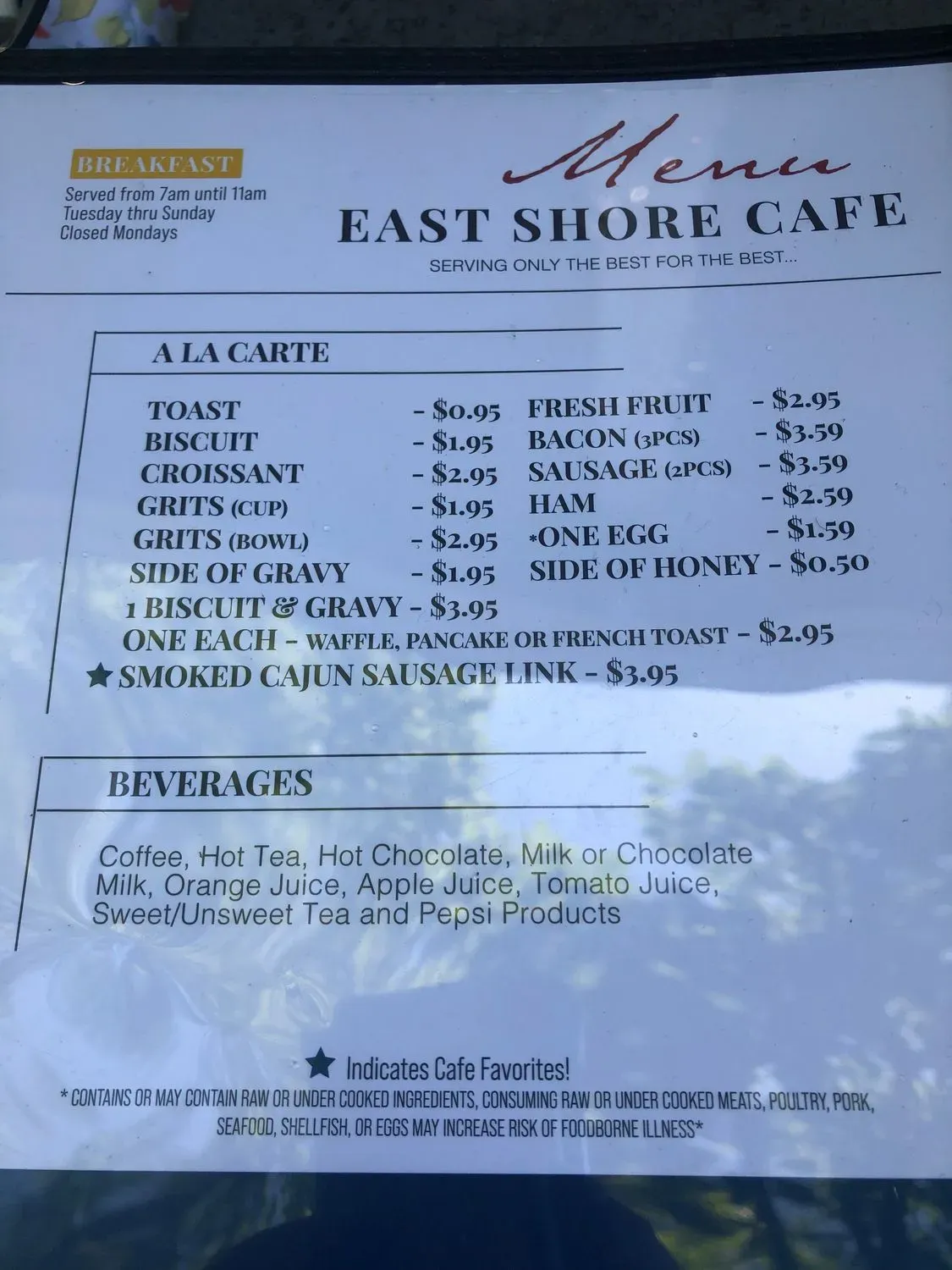 Menu 4