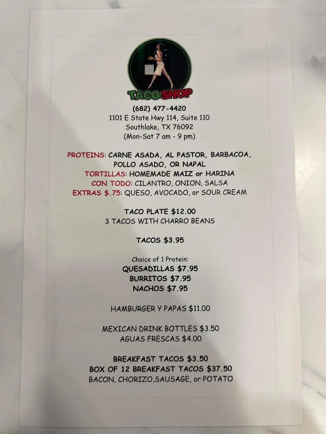 Menu 2