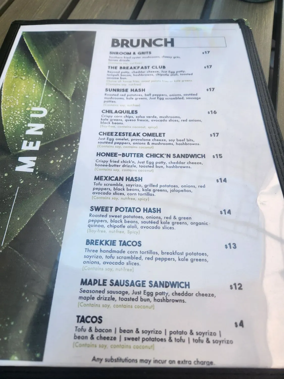 Menu 6