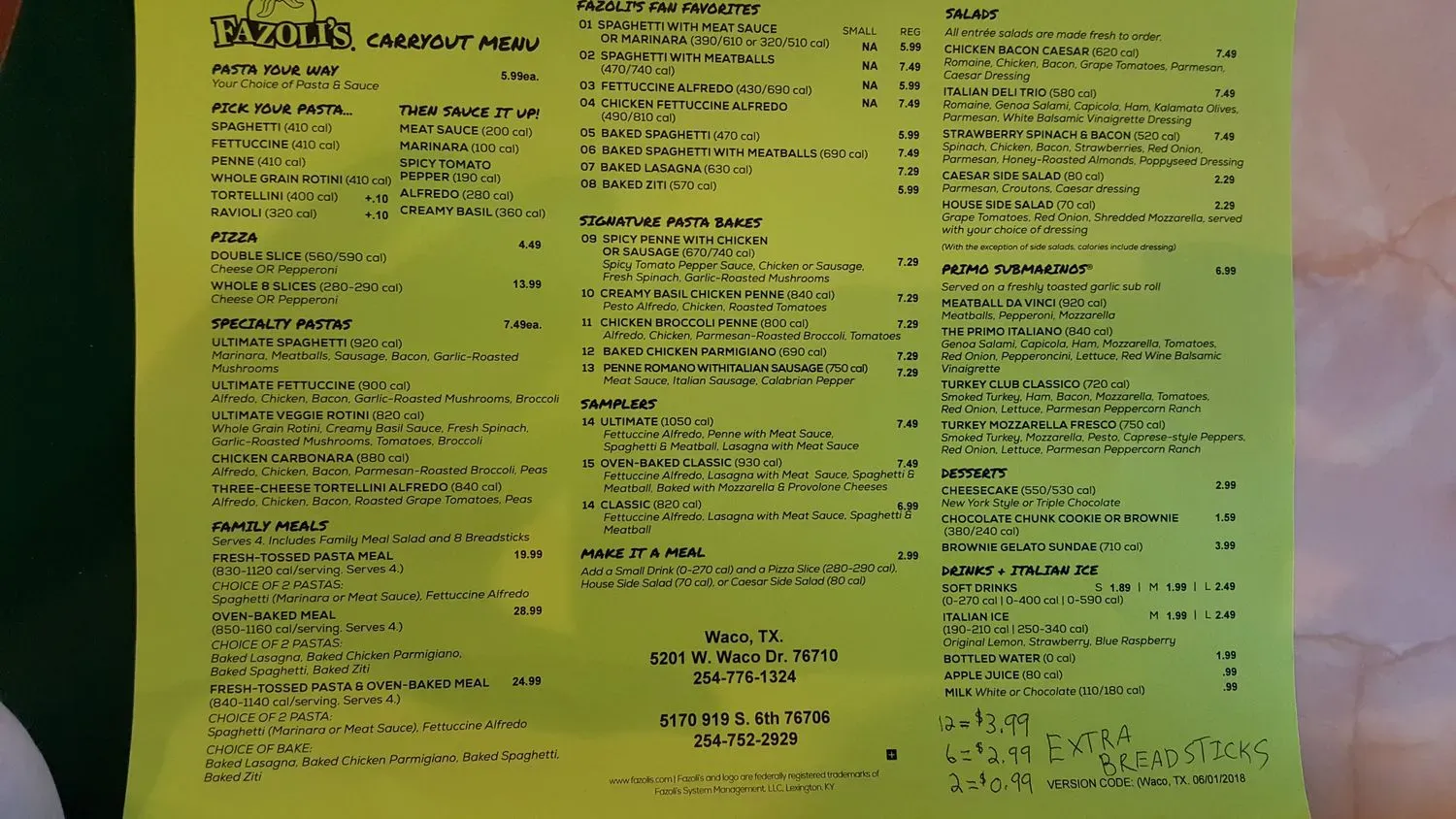 Menu 4