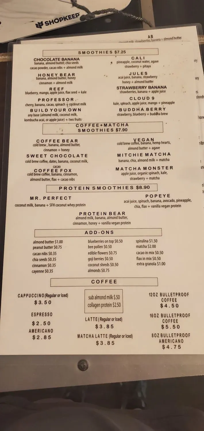 Menu 4