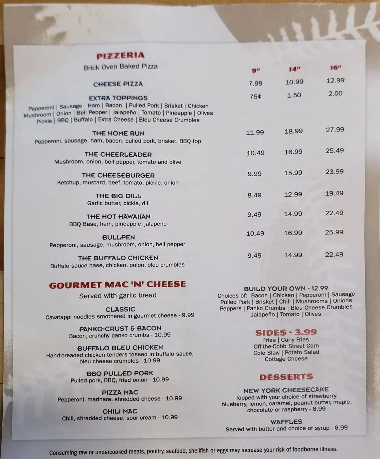 Menu 5