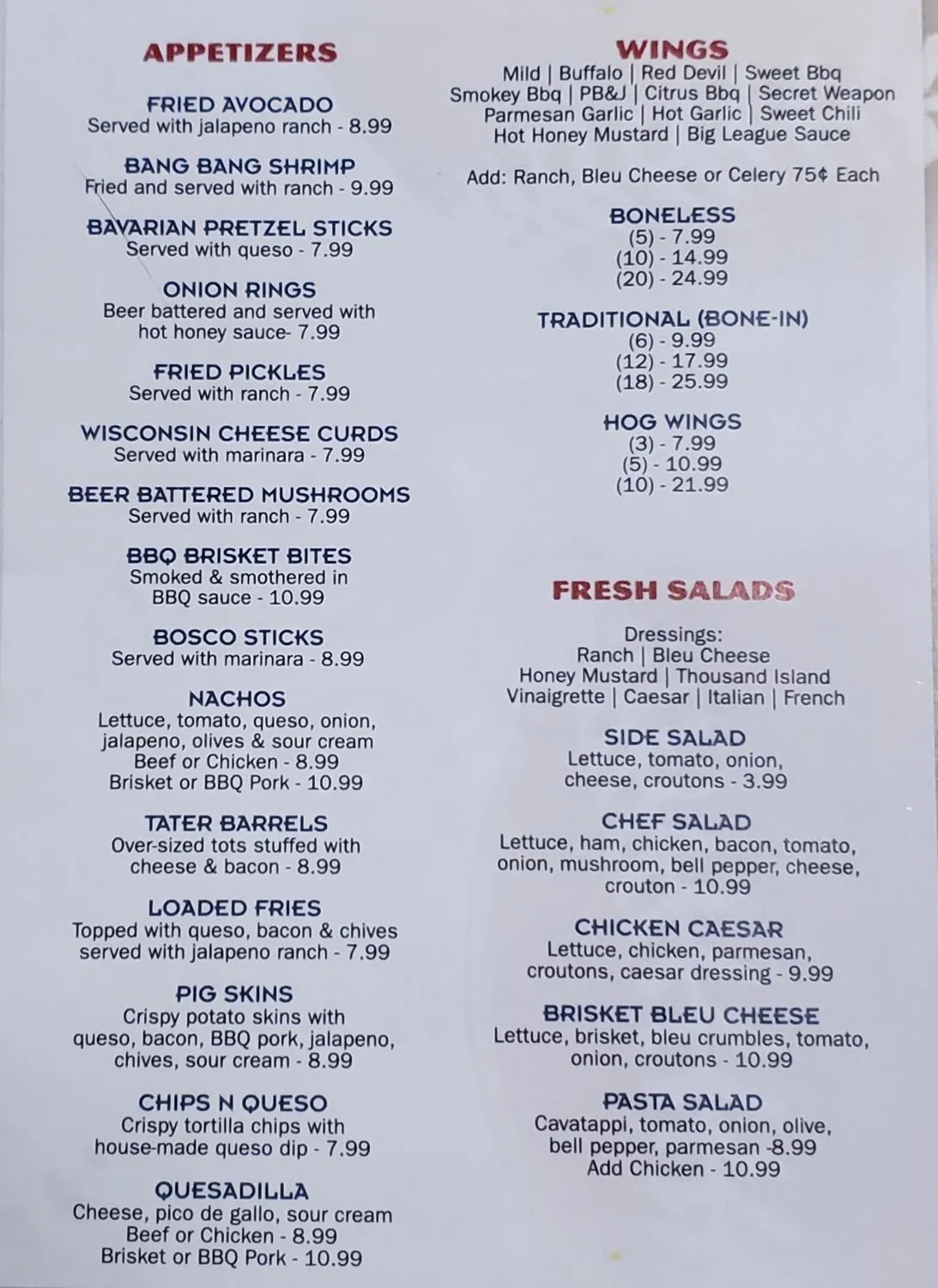 Menu 4