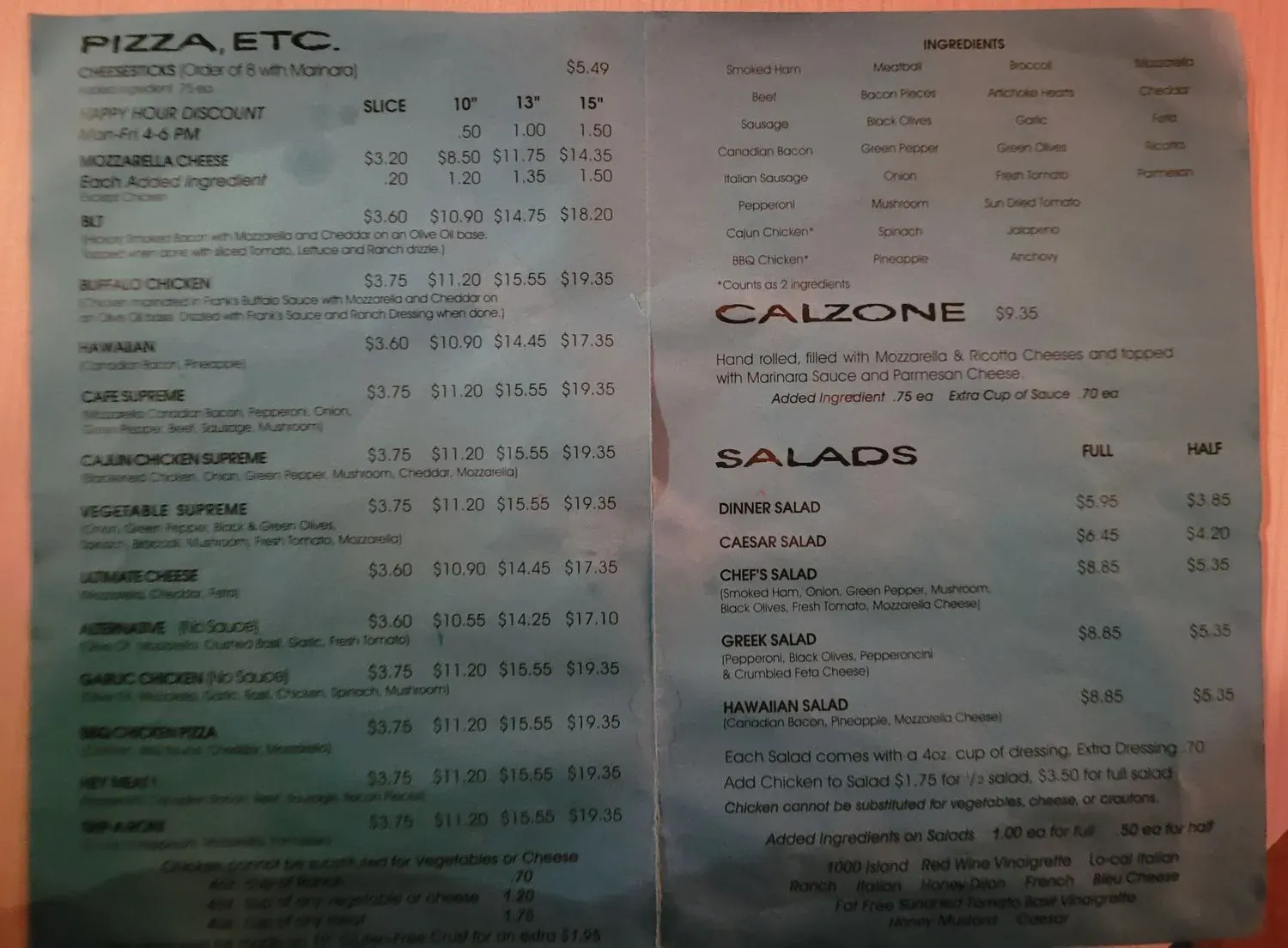 Menu 4