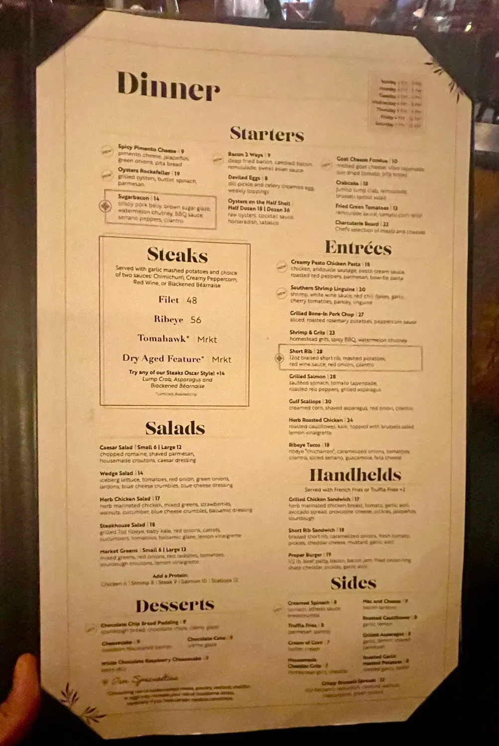 Menu 6