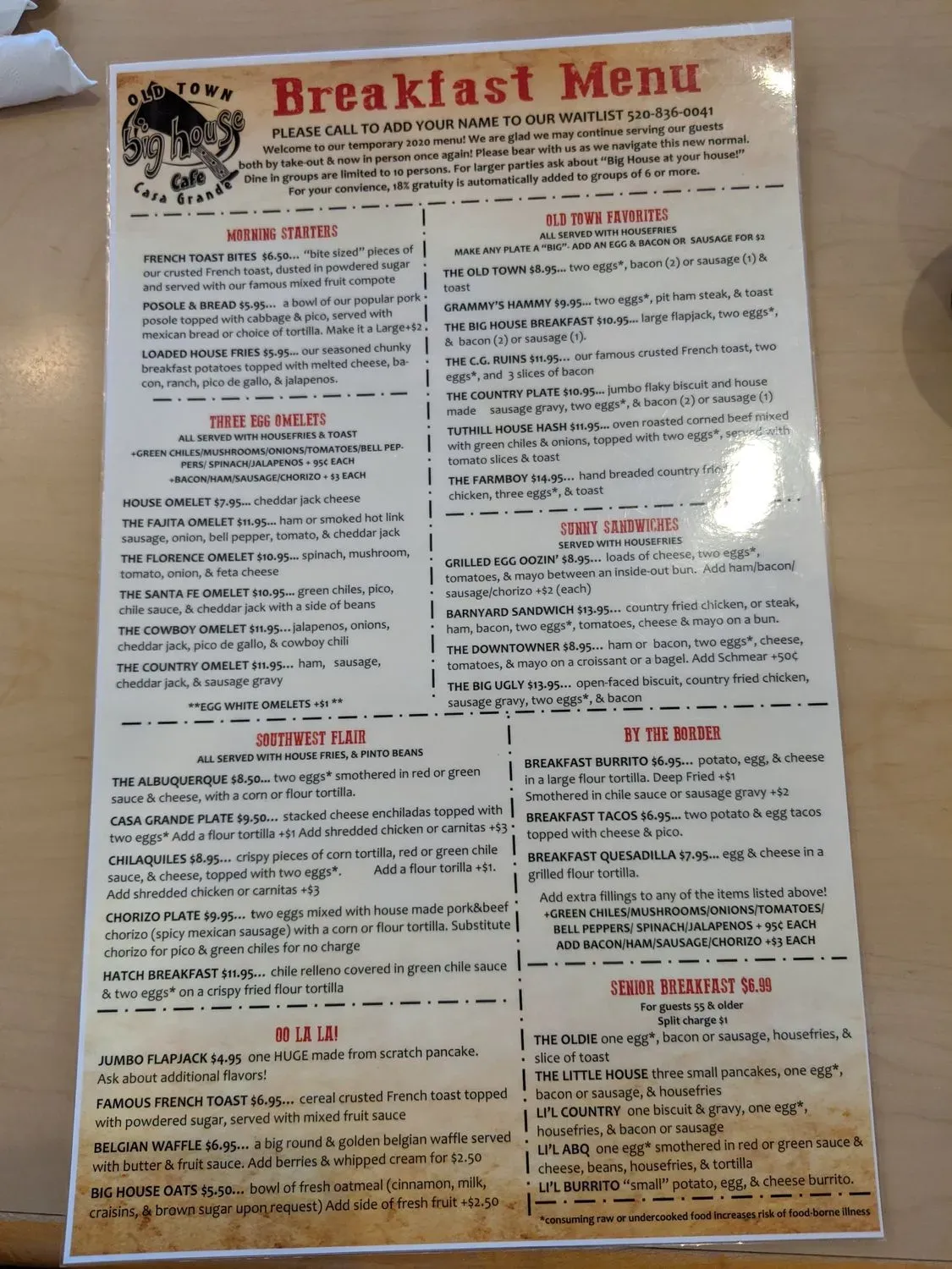 Menu 5