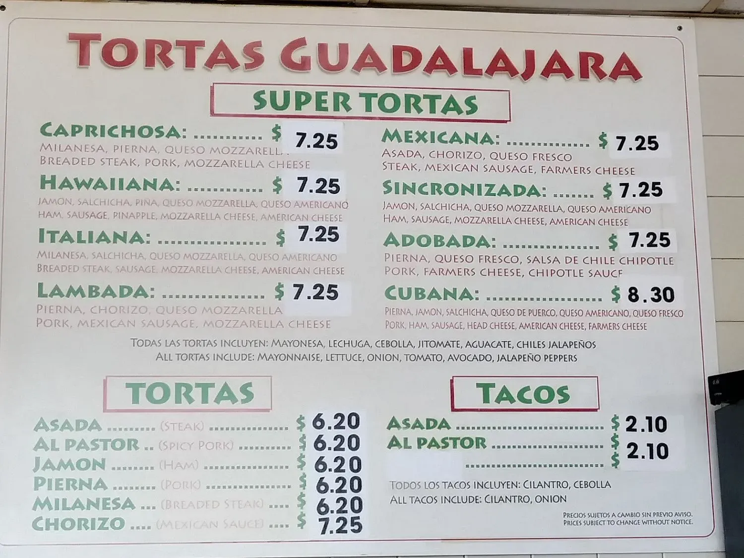 Menu 3