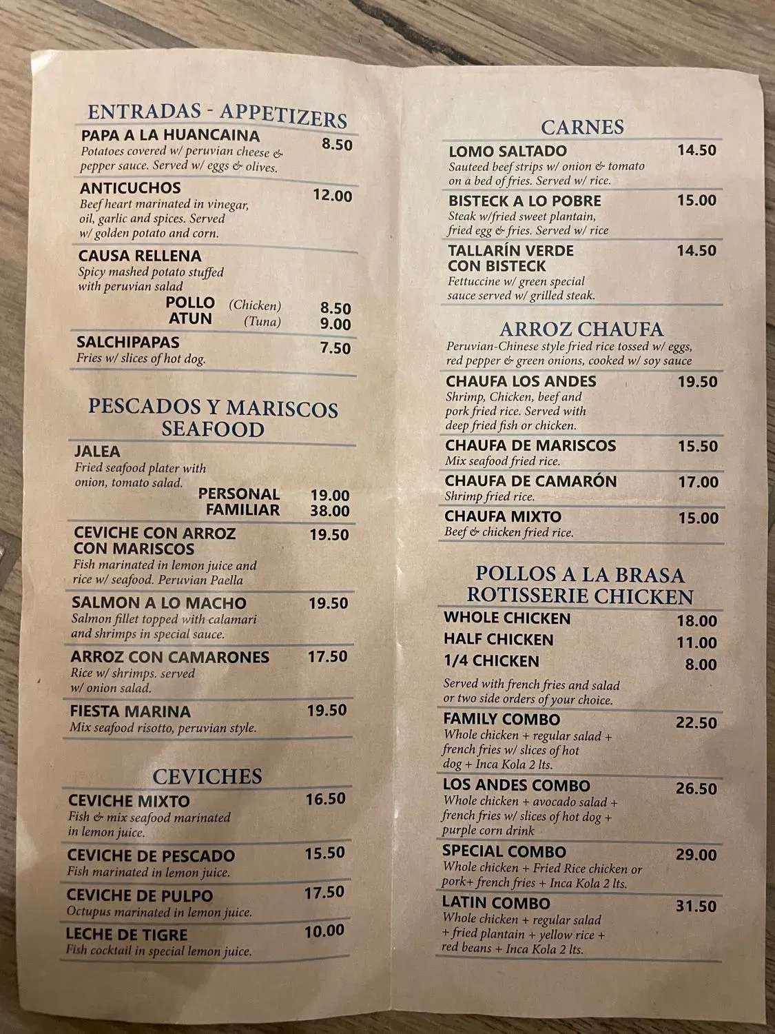 Menu 2