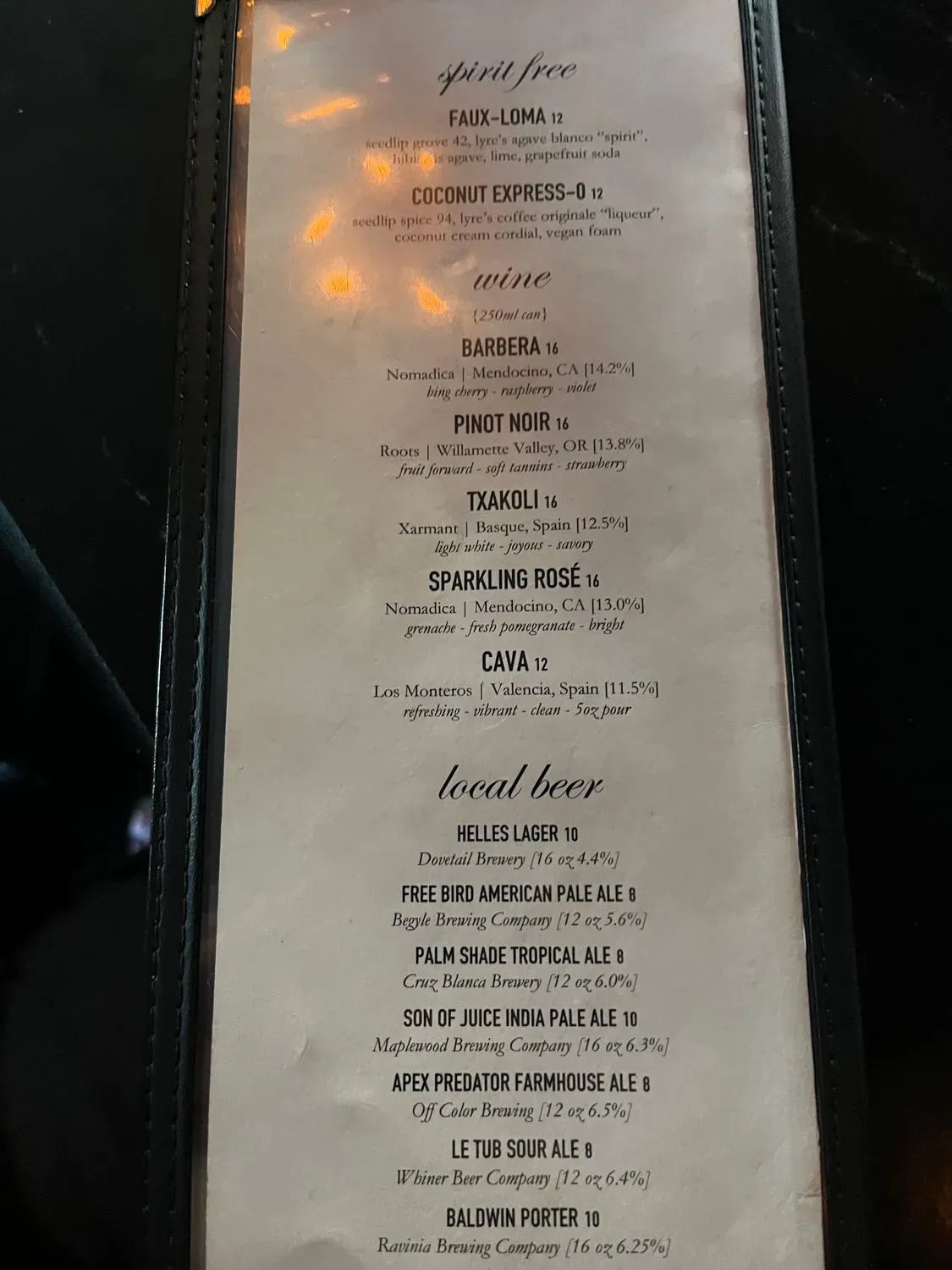 Menu 2