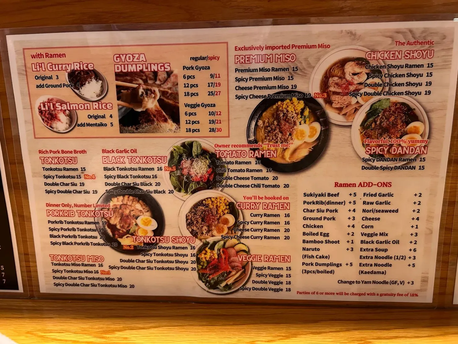 Menu 2