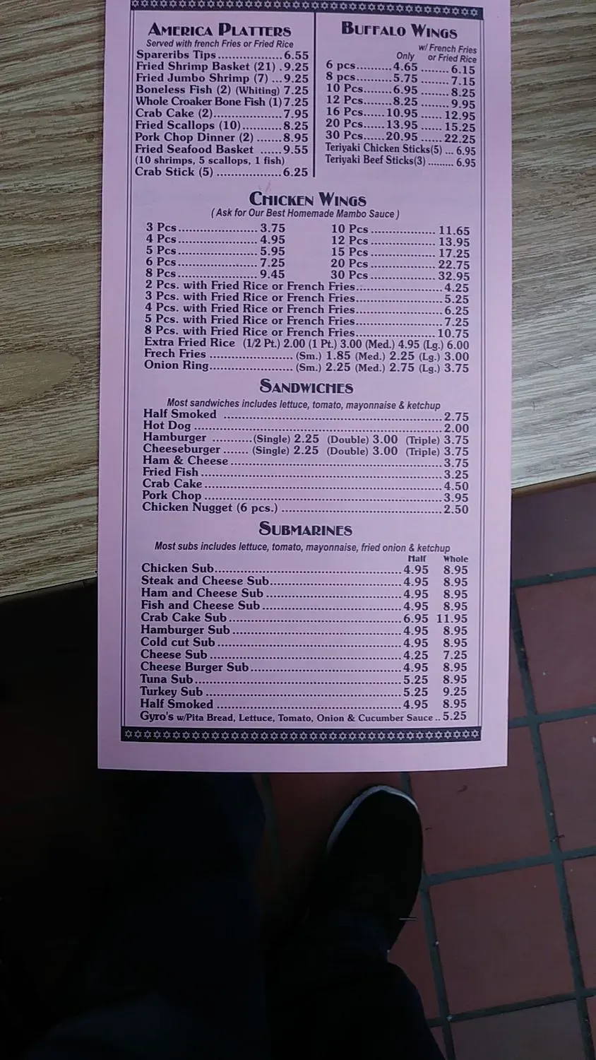 Menu 4