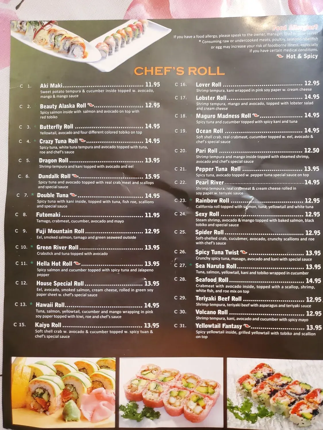 Menu 6