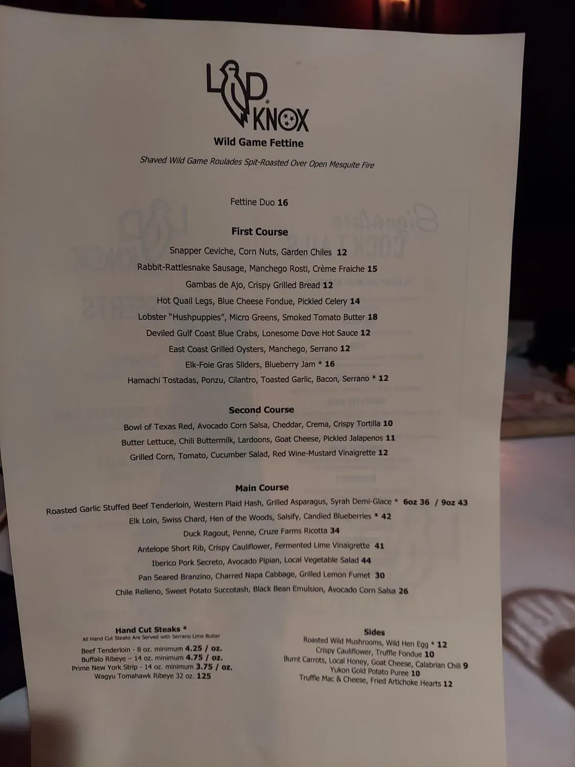 Menu 4