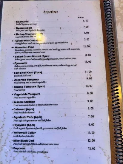 Menu 5