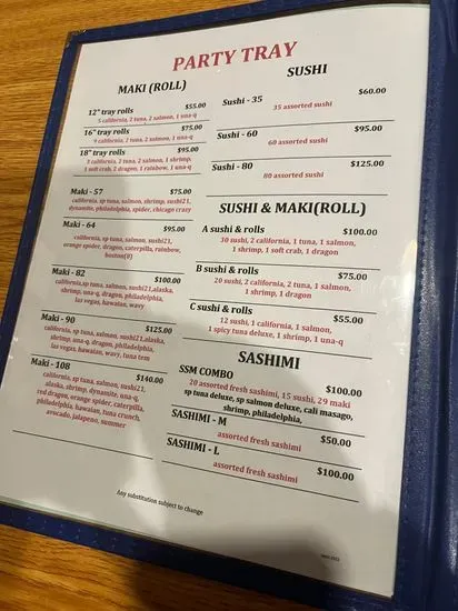 Menu 2