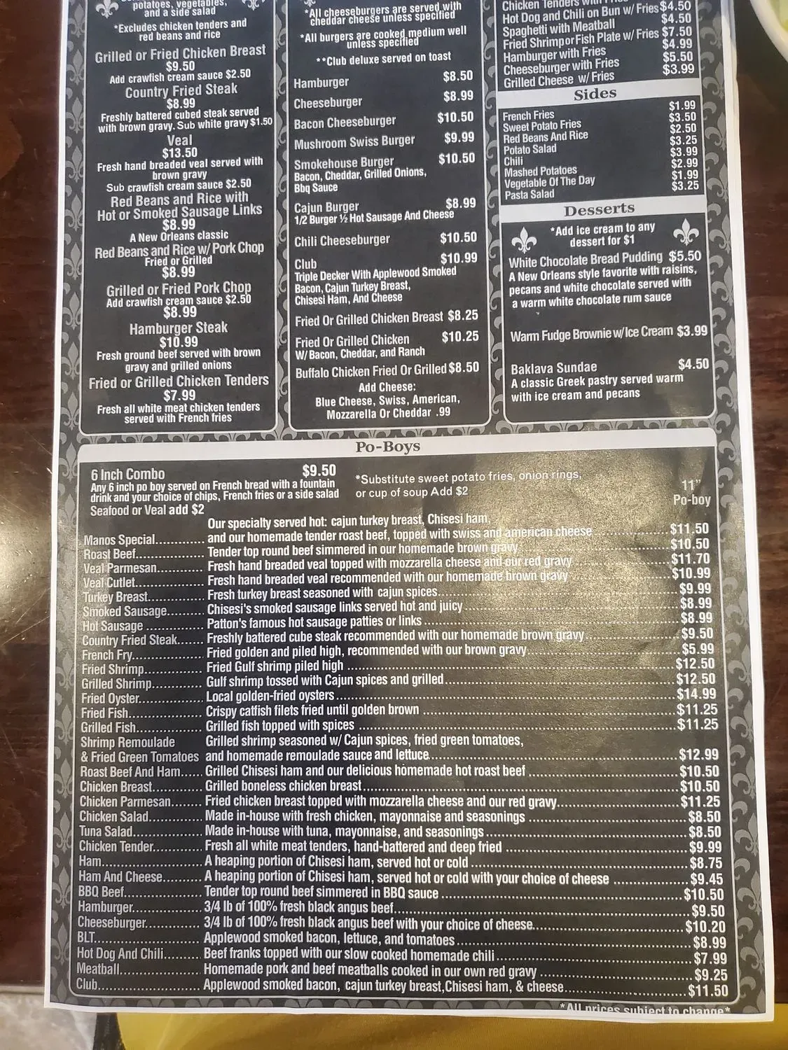 Menu 4