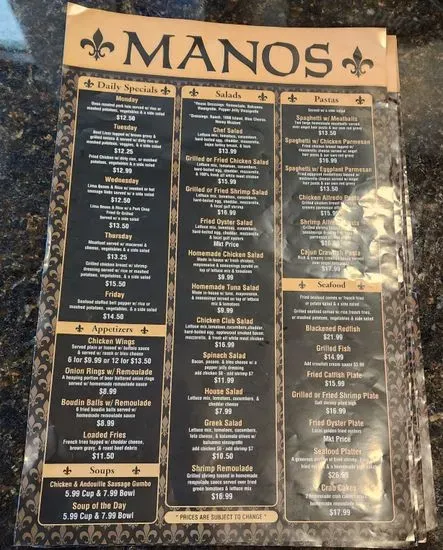 Menu 2