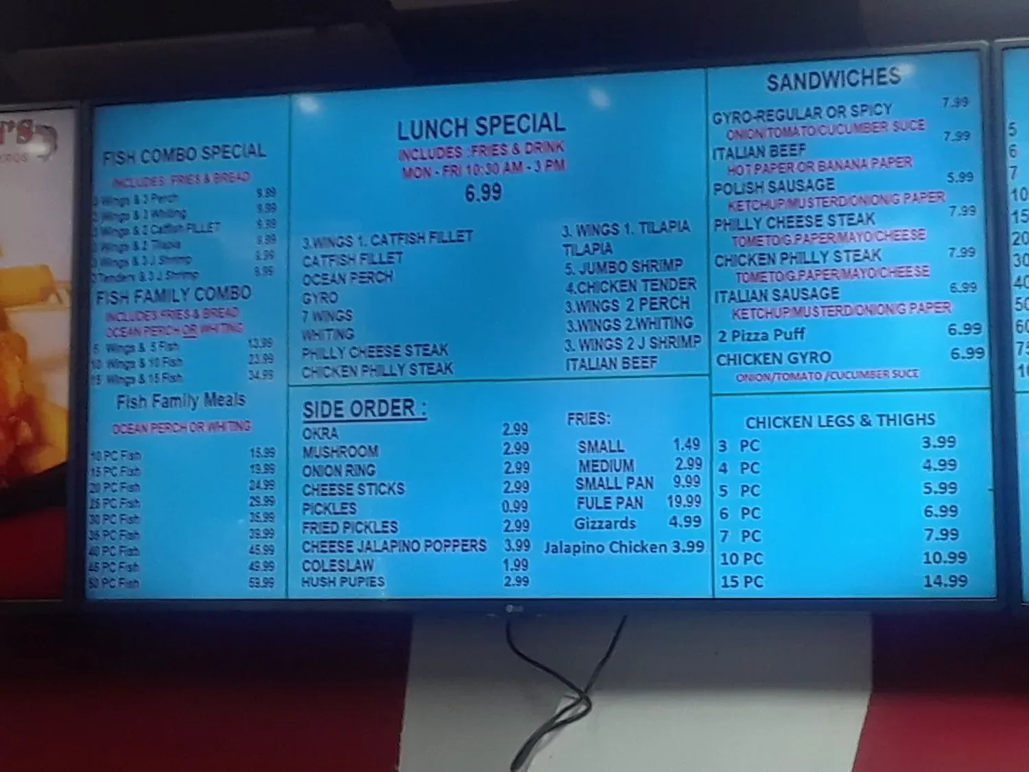 Menu 5