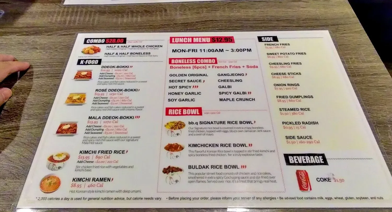 Menu 5