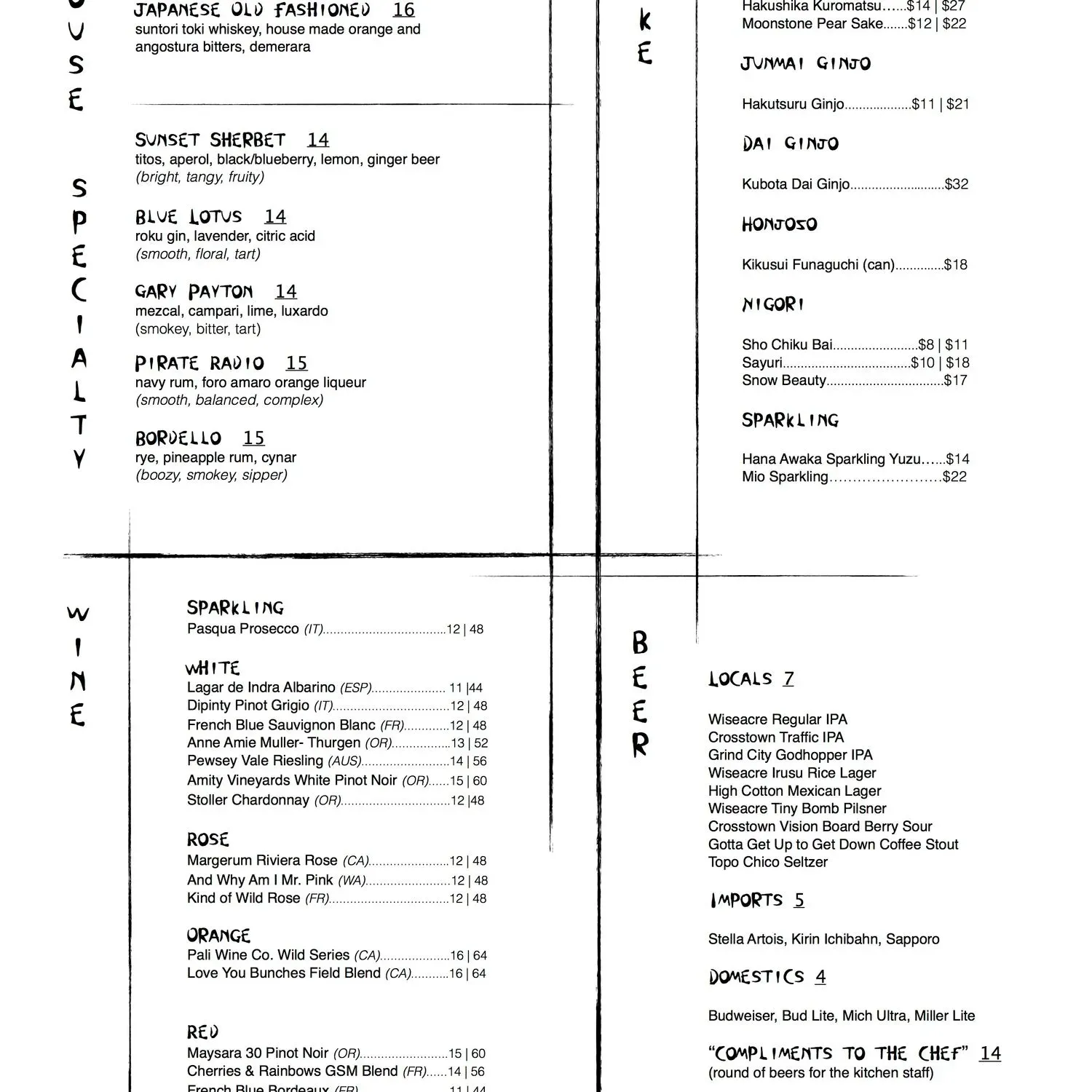 Menu 2