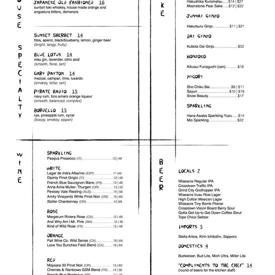 Menu 2