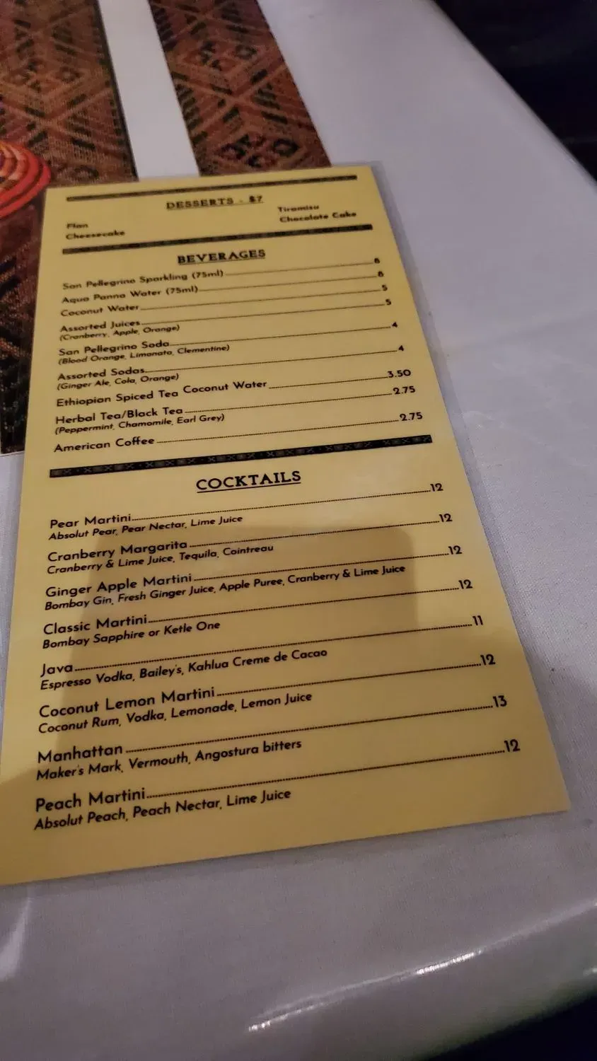 Menu 6