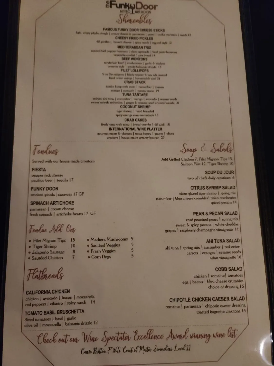 Menu 4