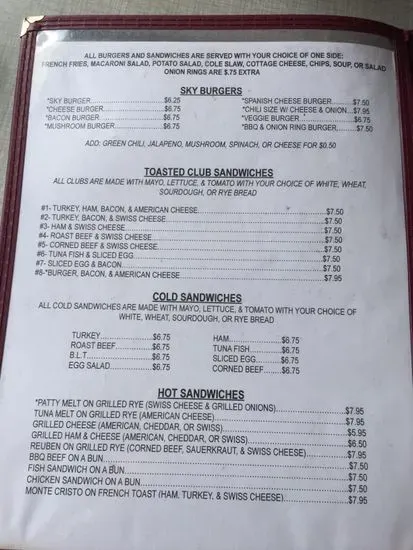 Menu 3