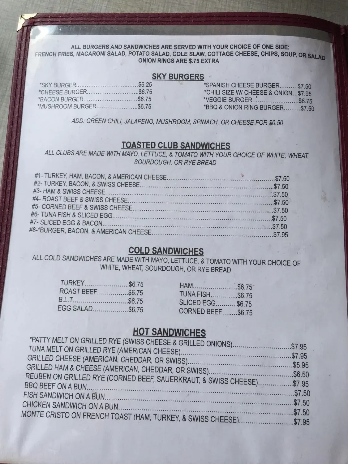 Menu 3