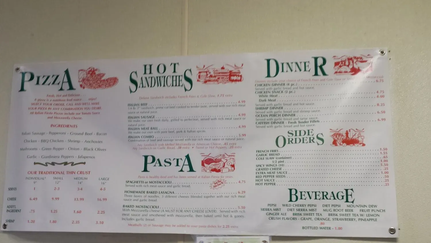 Menu 2