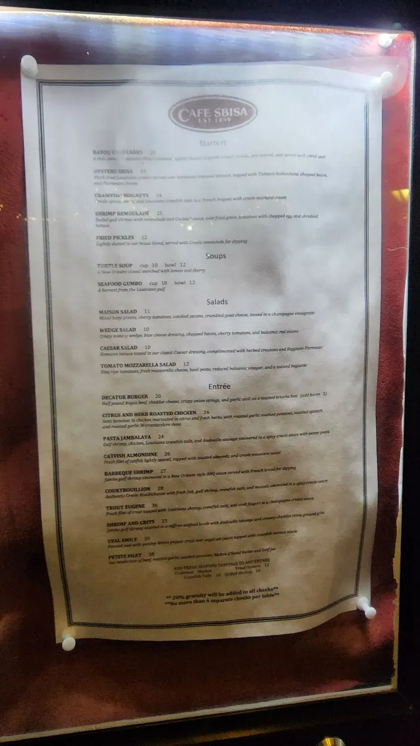 Menu 6