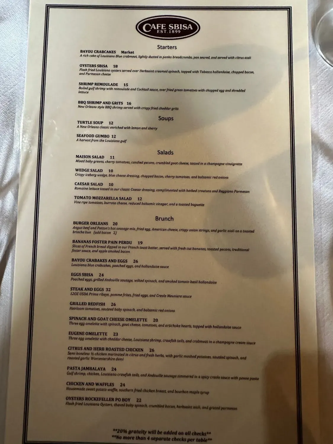 Menu 4