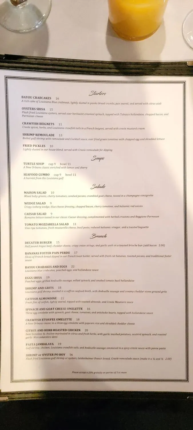 Menu 4