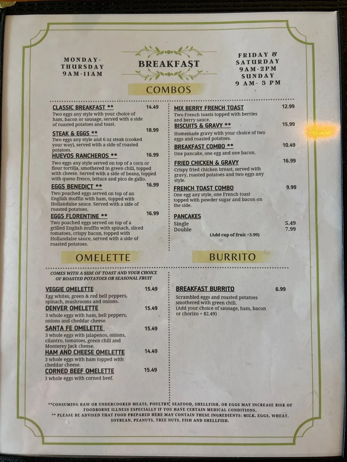 Menu 3