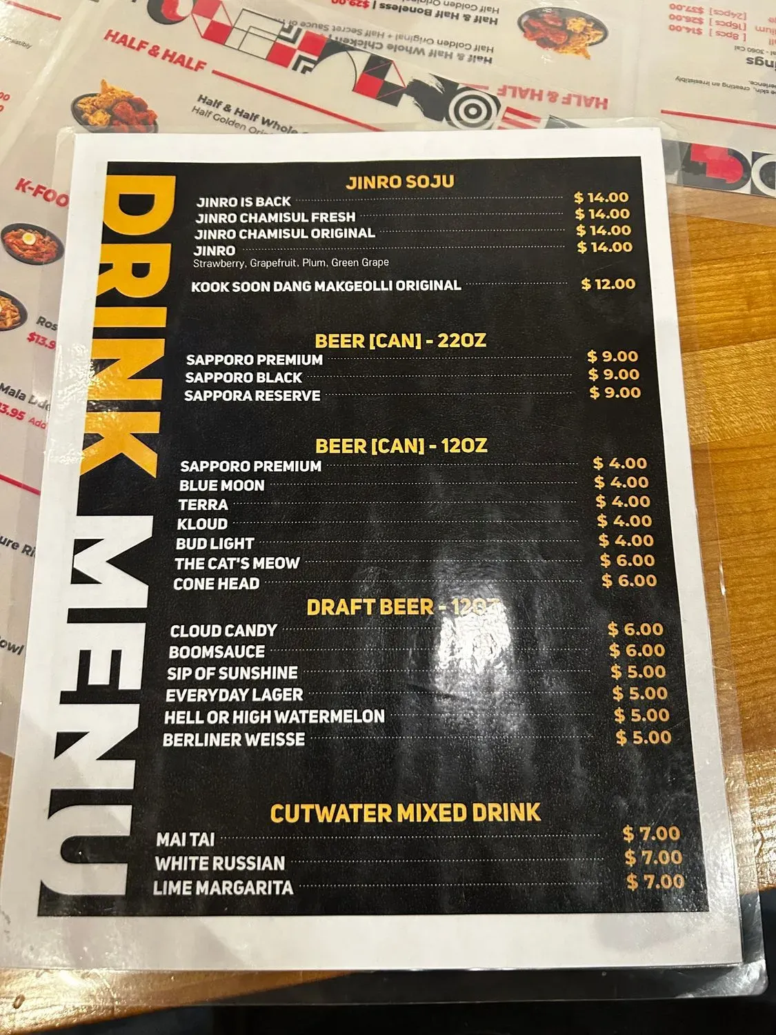 Menu 6