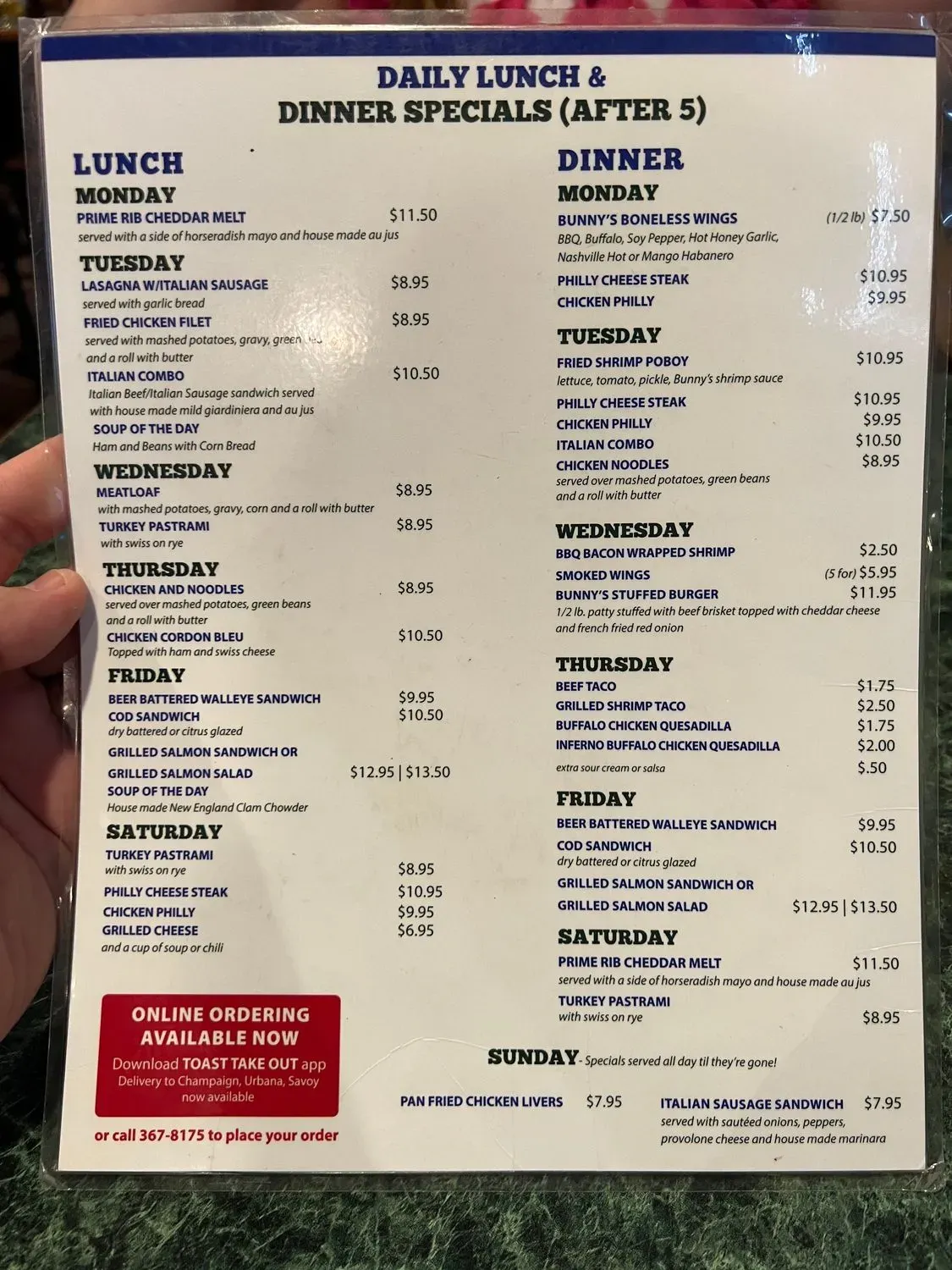 Menu 3