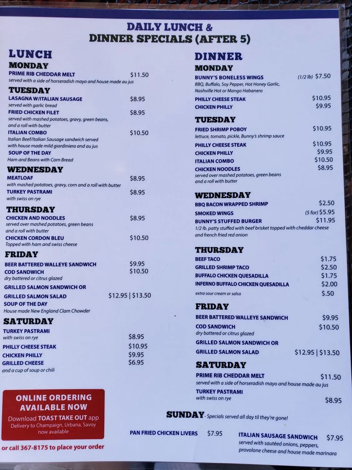 Menu 2