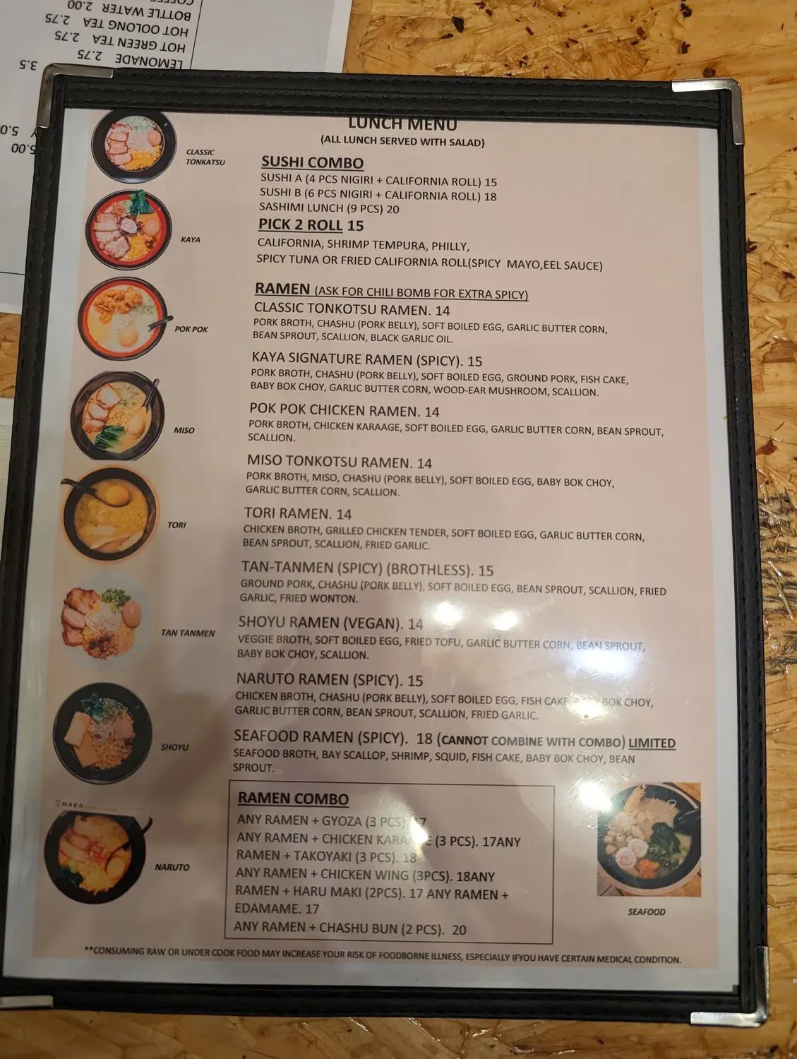 Menu 6