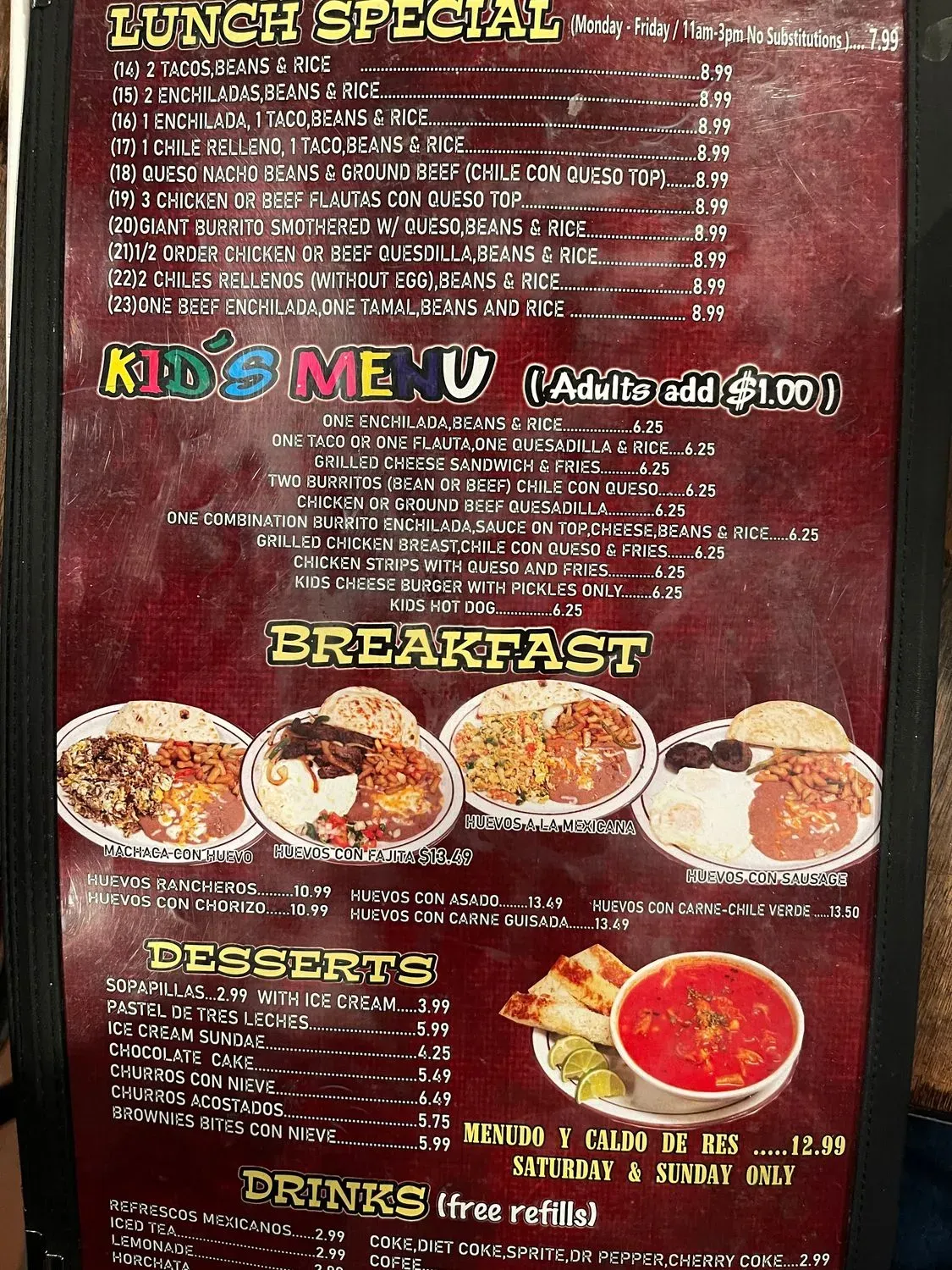 Menu 3