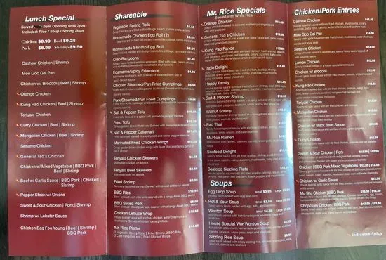 Menu 2